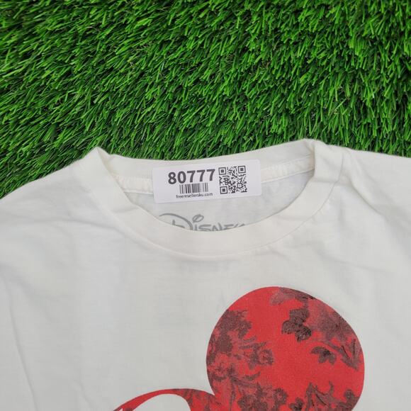 Disney Mickey-Mouse Shirt Womens Medium 19x25 NEFF White - Picture 11 of 13
